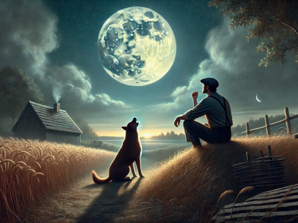 CAN VECIO, NO ’L BAIA ALA LUNA