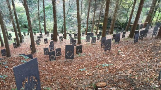 Veduta del Bosco delle Penne Mozze a Cison di Valmarino, memoriale dedicato agli Alpini caduti